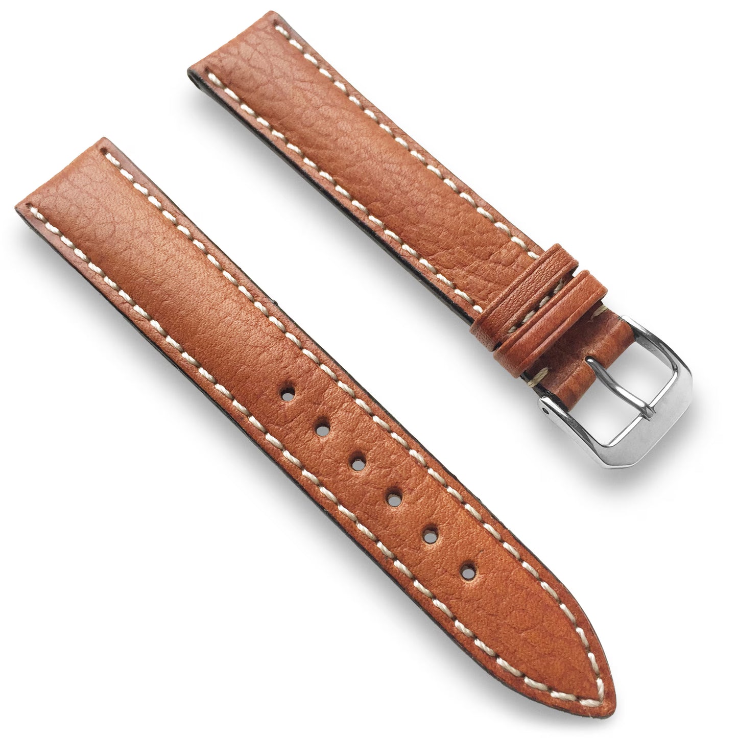18mm Genuine Leather Watch Strap