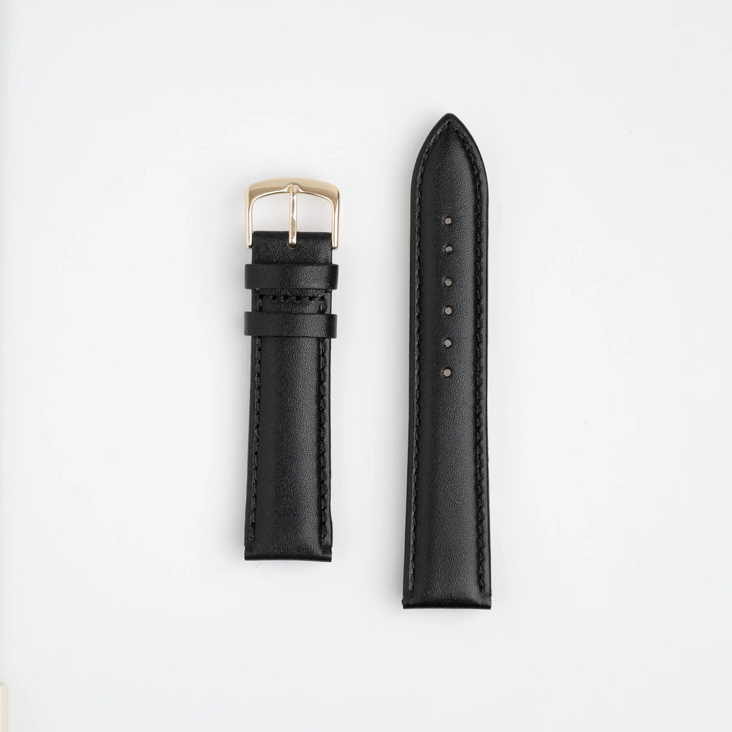 18mm Genuine Plane Leather Watch Strap