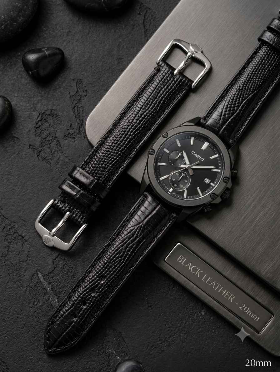 20mm fancy Genuine Leather Watch Strap