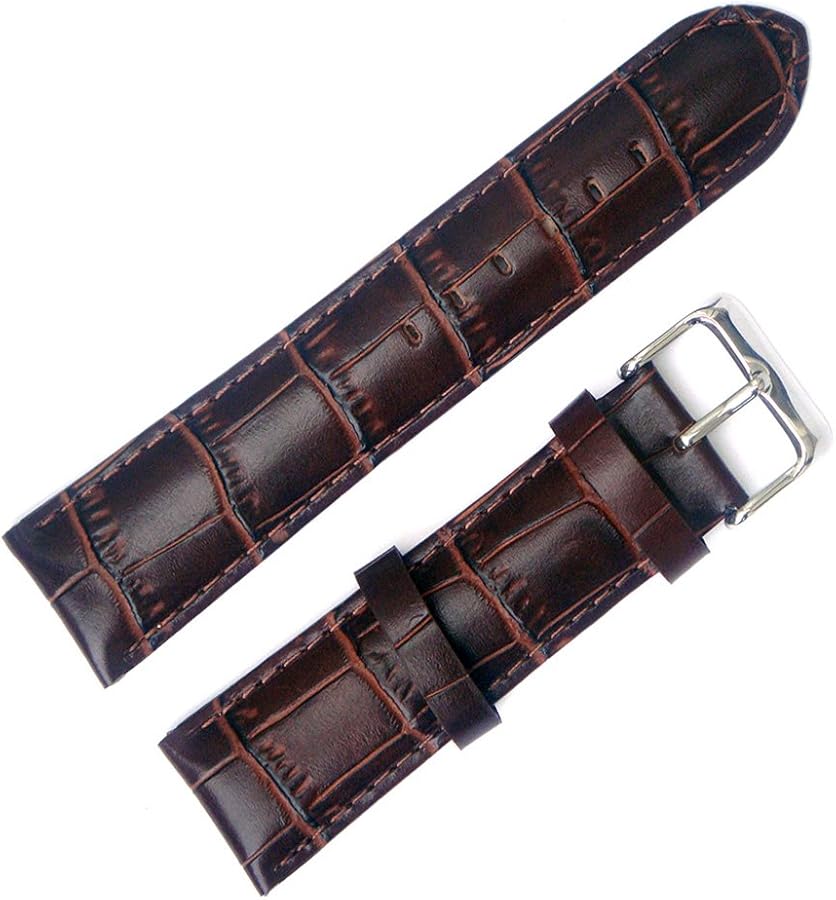 22mm Genuine Leather Watch Strap