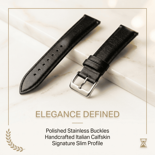 Genuine Plane Leather Watch Strap