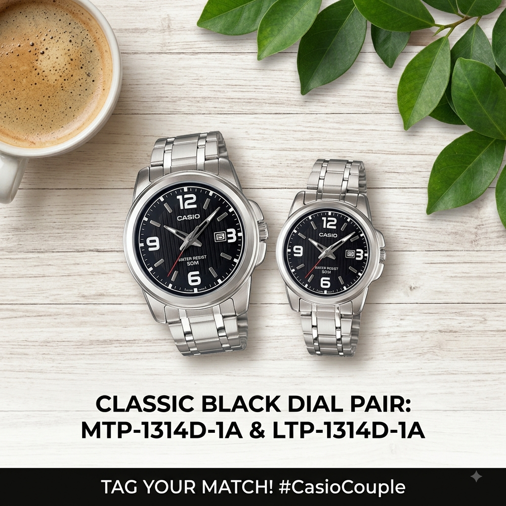 Casio MTP-1314D-1A & LTP-1314D-1A "His & Hers
