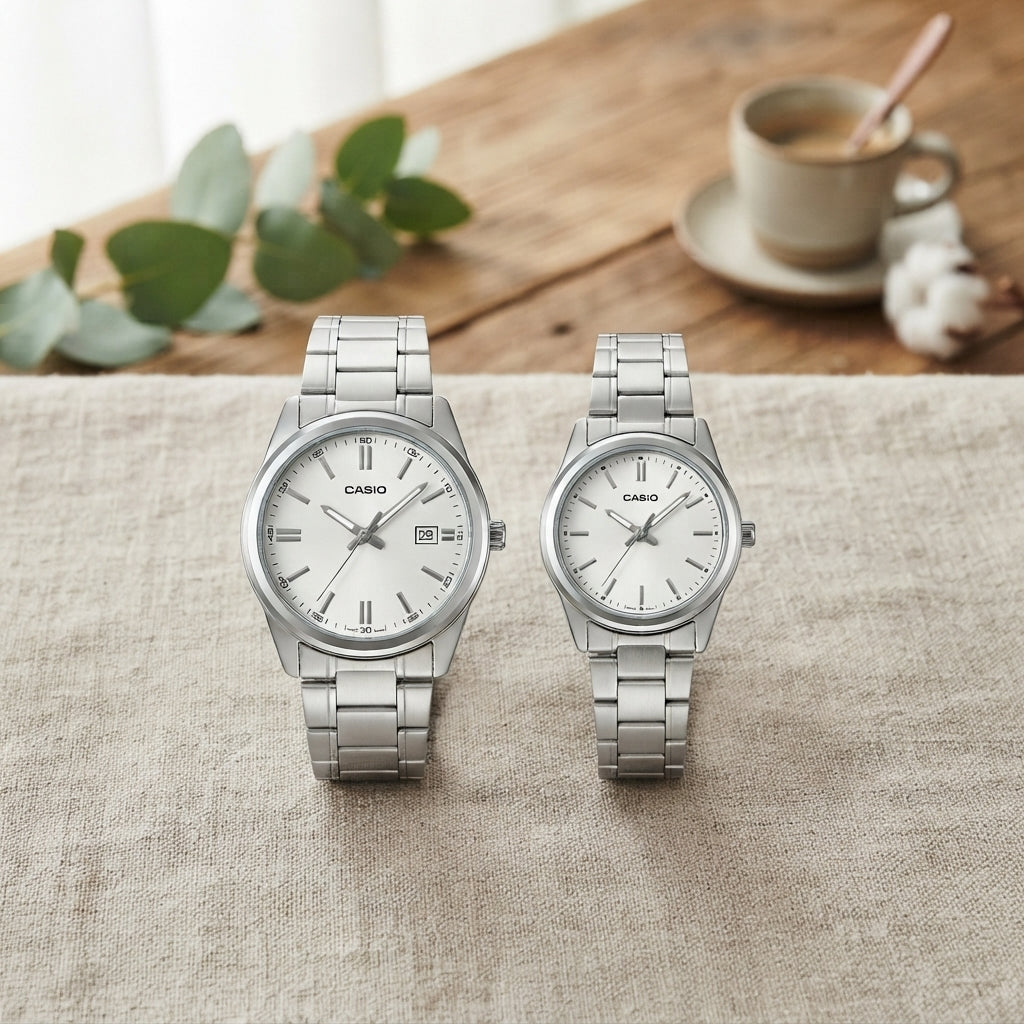 Casio MTP-1303D-1A & LTP-1302D-1A "His & Hers
