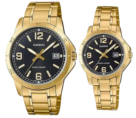 Casio LTP/MTP-V004G-1B For Him & Her