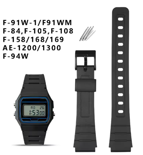 Watchband For F-91W