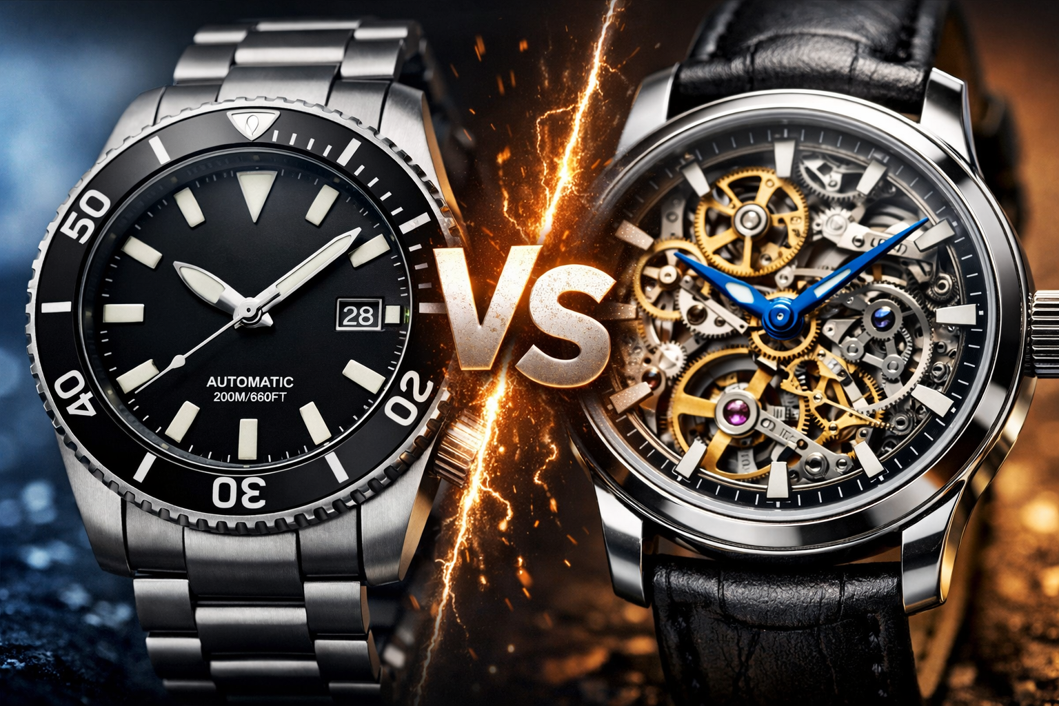 Differences Between Automatic & Mechanical Watch – Casio Centre Pakistan