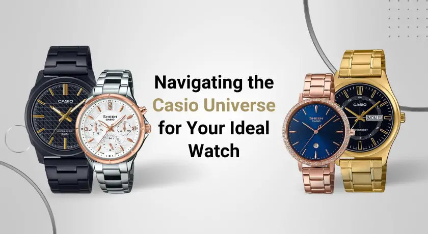 Navigating the Casio Universe for Your Ideal Watch at ECasioCentre.pk