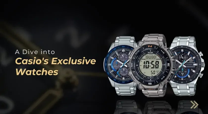Journey into Luxury - A Dive into Casio's Exclusive Luxury Watches - Casio Centre Pakistan
