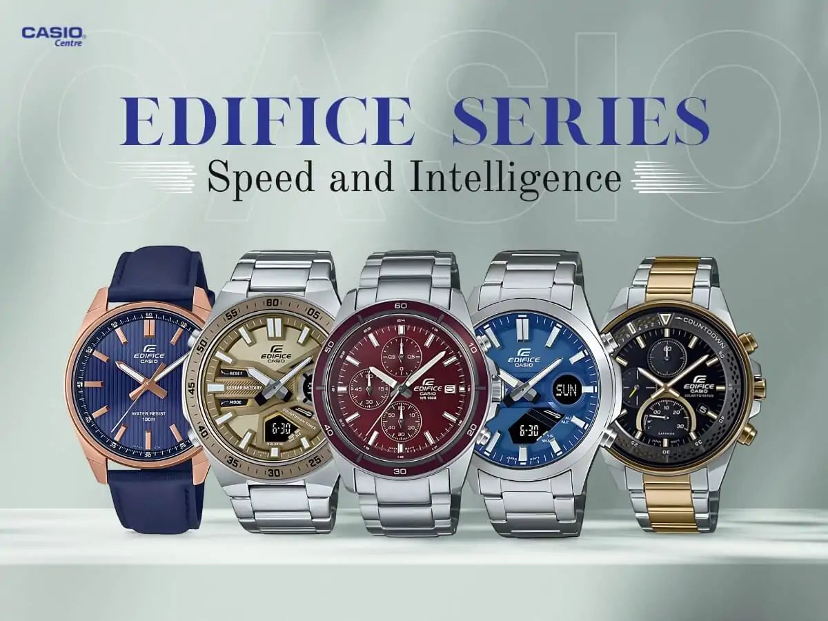 Casio Edifice Series - Speed and Intelligence