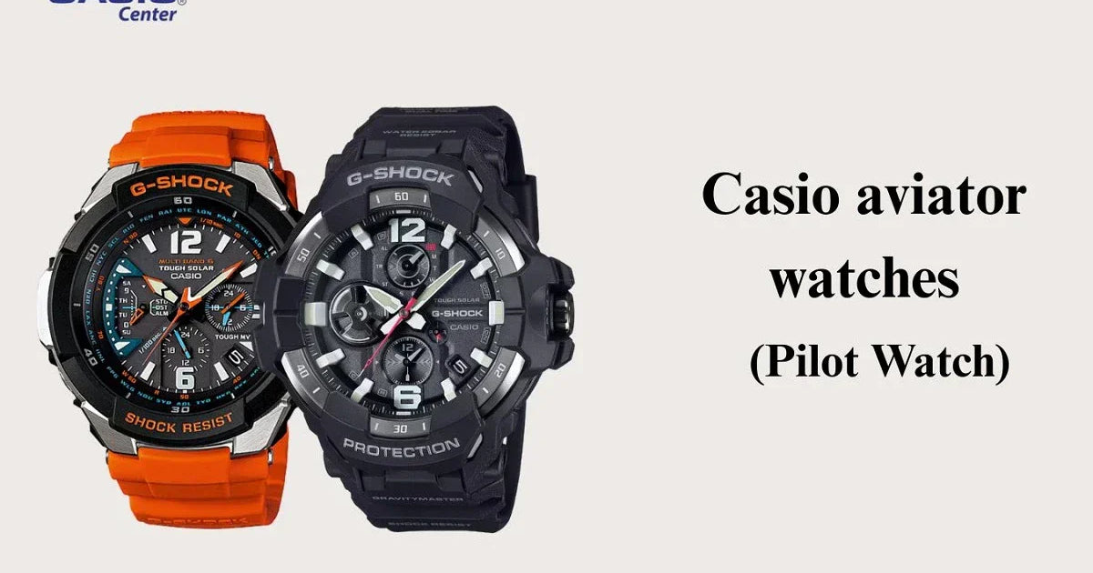 What is an Aviator Watch (Pilot Watch) – Casio Centre Pakistan