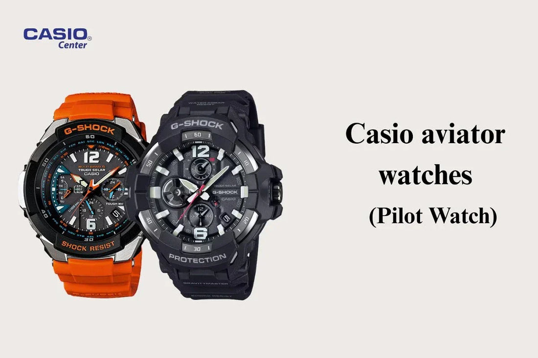 What is an Aviator Watch (Pilot Watch) - Casio Centre Pakistan