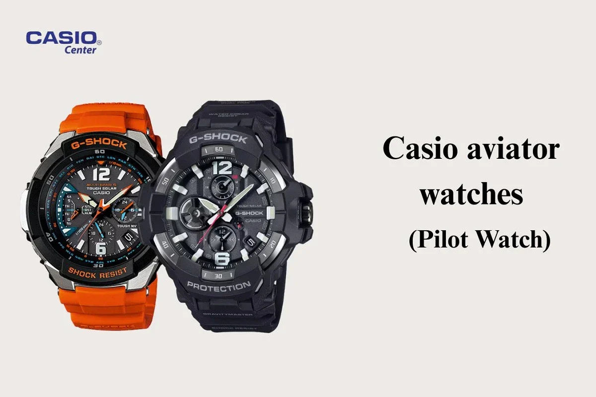 What is an Aviator Watch (Pilot Watch) - Casio Centre Pakistan