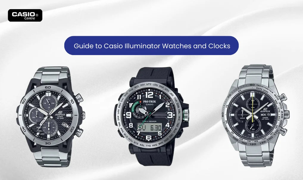 Casio Illuminator Watches and Clocks