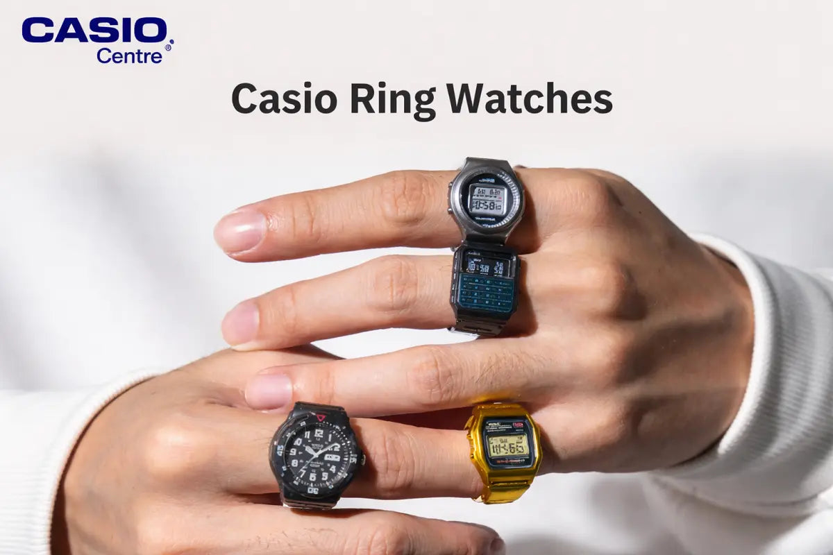 Casio Watch 50th Anniversary Casio Ring Watch