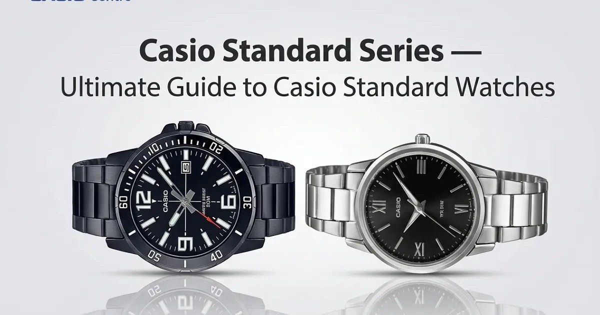 Guide to Casio Standard Watches (Models, Features & Series) – Casio ...