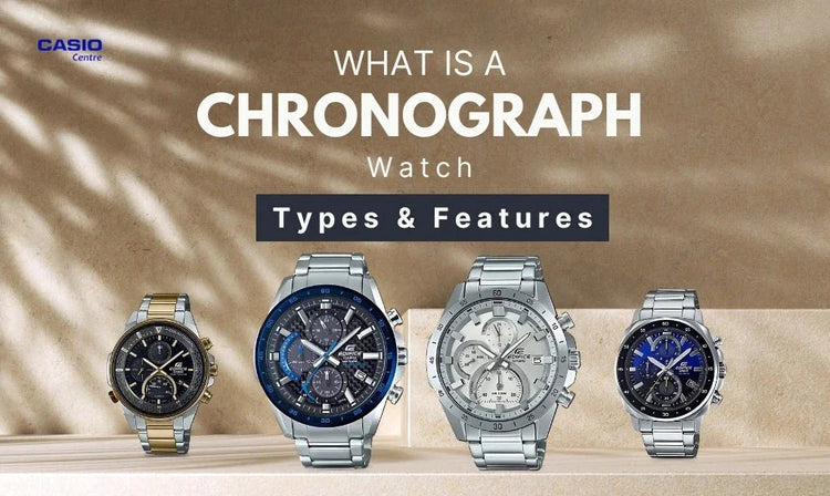 What is a Chronograph Watch - Types & Features – Casio Centre Pakistan
