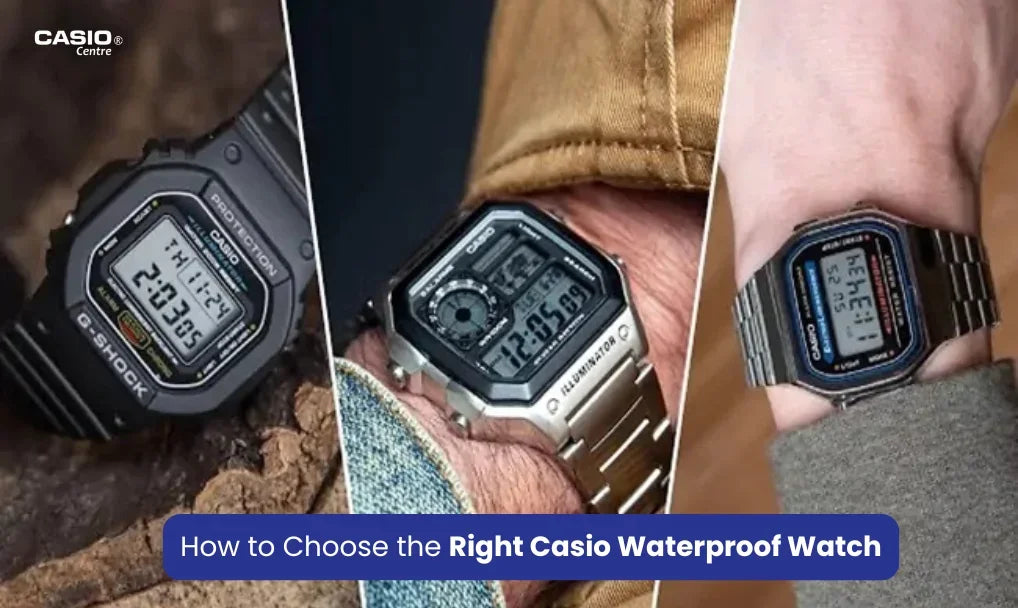 Choose Right Casio Waterproof Watch - Casio Centre Pakistan