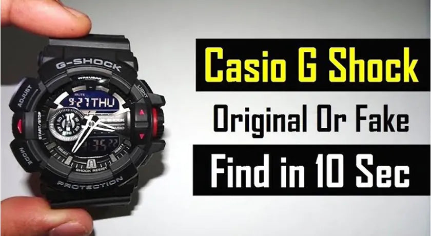How to Spot a Fake Casio Watch - Casio Centre Pakistan