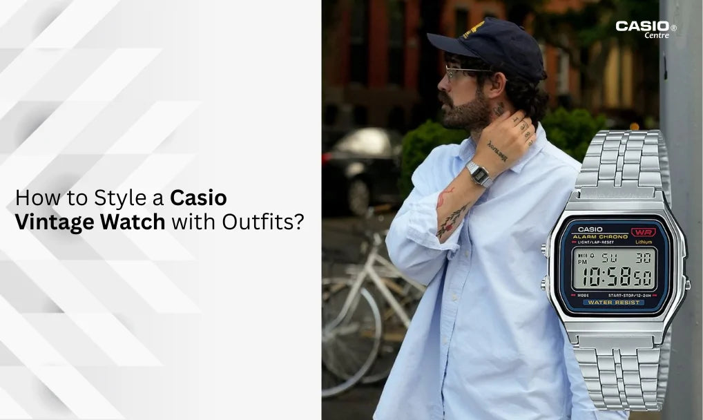How to Style a Casio Vintage Watch with Outfits