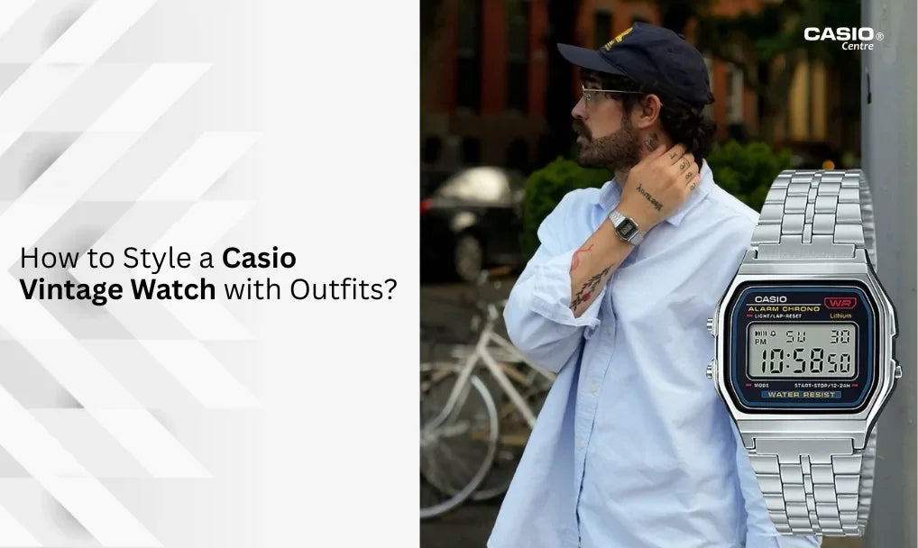 How to Style a Casio Vintage Watch with Outfits - Casio Centre Pakistan