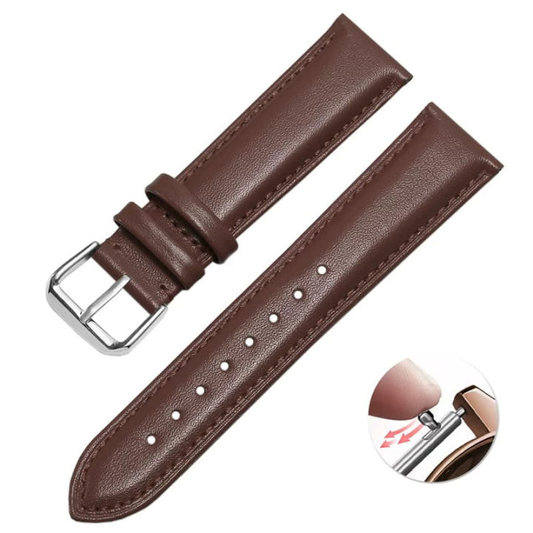 20mm Genuine Leather Watch Strap