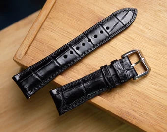 22mm Genuine Leather Watch Strap