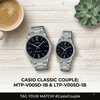 Casio MTP-V005D-1B & LTP-V005D-1B"His & Hers