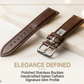 Genuine Plane Leather Watch Strap