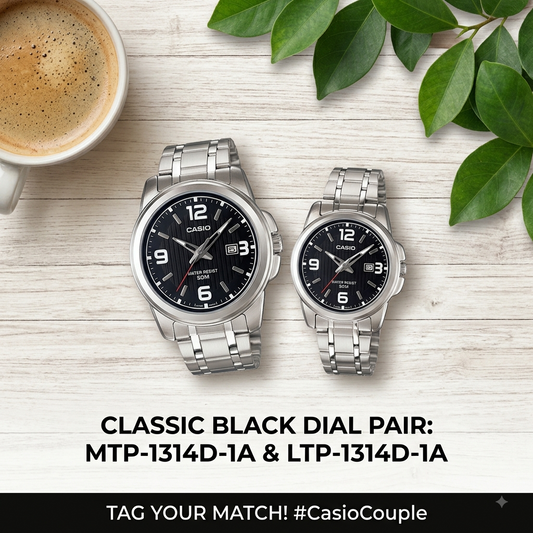 Casio MTP-1314D-1A & LTP-1314D-1A "His & Hers