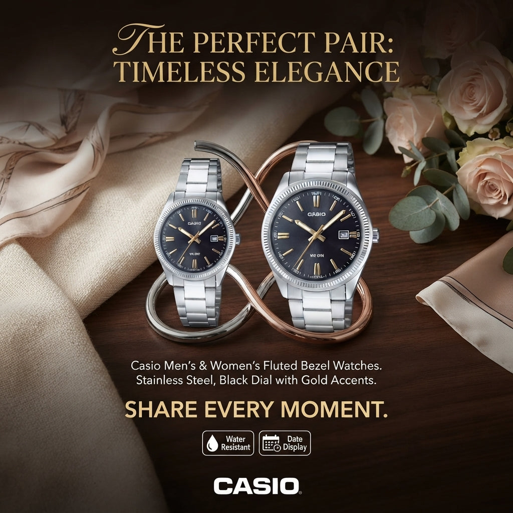 Casio MTP-1302D-1A2  & LTP-1302D-1A2 "His & Hers