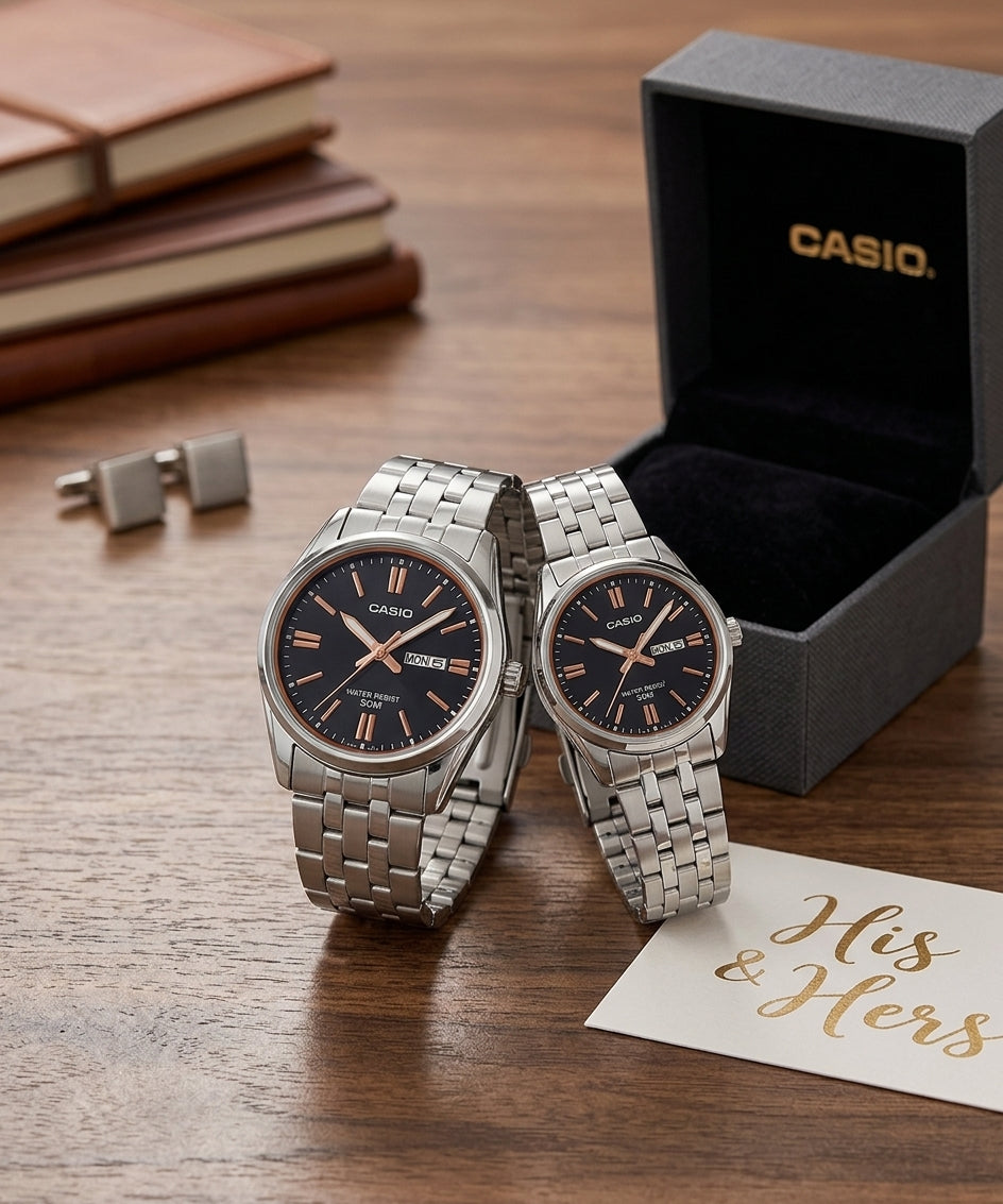 Casio MTP-1335D-1A2 & LTP-1335D-1A2 "His & Hers